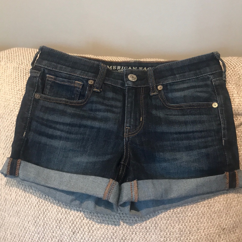 American Eagle Next Level Stretch Midi Jean Short